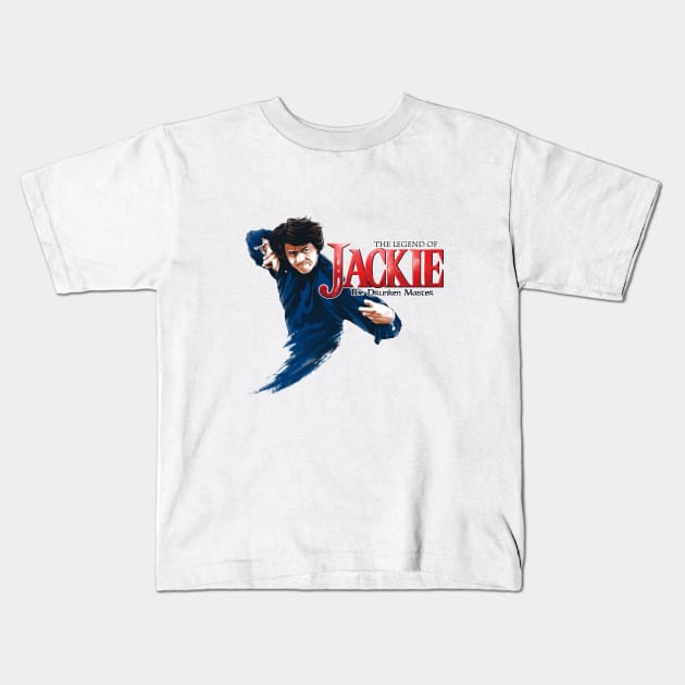 The Legend of Jackie Kids T-Shirt by JAZZCOLA